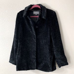 Ann Taylor Crushed Black Coat